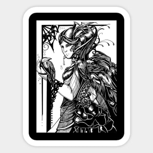 The Raven Queen - Raven Sticker